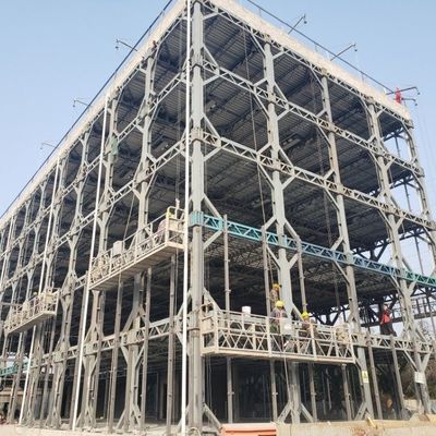 हल्के वजन के पूर्वनिर्मित इस्पात कार्यालय भवन चित्रित सतह उपचार