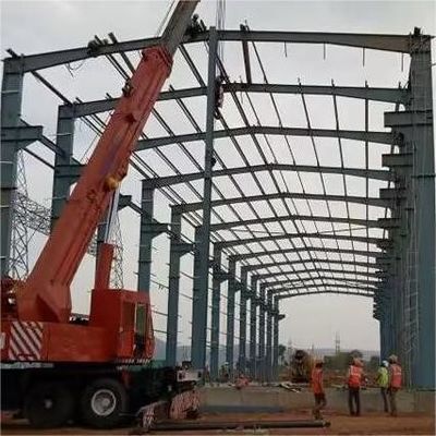 एसजीएस स्टील संरचना भवन Q355 धातु स्टील संरचना गर्म लुढ़का हुआ
