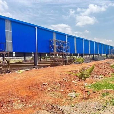 बोल्ट कनेक्शन स्टील संरचना कार्यशाला Q345 अछूता स्टील कार्यशाला