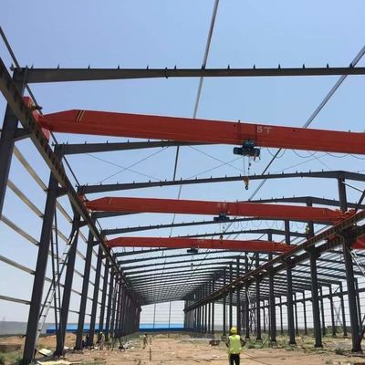 बोल्ट कनेक्शन स्टील संरचना कार्यशाला Q345 अछूता स्टील कार्यशाला