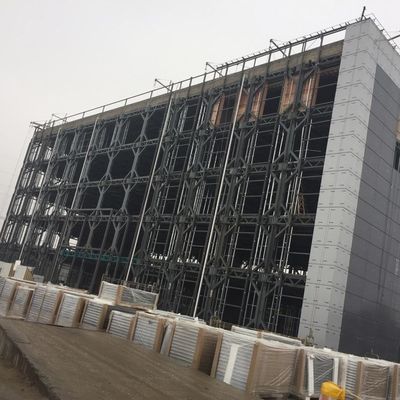 भूकंप प्रतिरोधी पूर्वनिर्मित धातु भवन इस्पात संरचना OEM