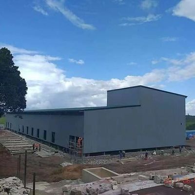 सीई इस्पात संरचना गोदाम Q355B पूर्वनिर्मित इस्पात गोदाम