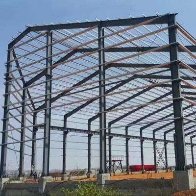 एसजीएस स्टील स्ट्रक्चर वेयरहाउस अनुकूलित प्रीफैब वेयरहाउस भवन