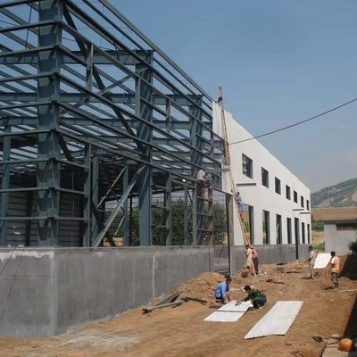 कम लागत वाली इस्पात संरचना पूर्वनिर्मित भवन सस्ता गोदाम
