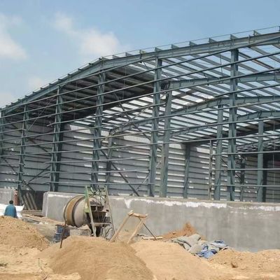 कम लागत वाली इस्पात संरचना पूर्वनिर्मित भवन सस्ता गोदाम