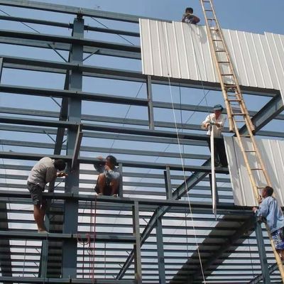 कम लागत वाली इस्पात संरचना पूर्वनिर्मित भवन सस्ता गोदाम