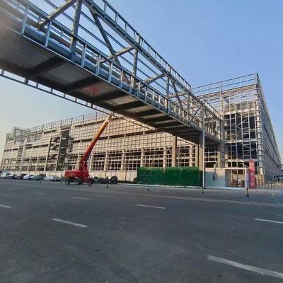 Q355b H बीम स्टील संरचना भवन पूर्वनिर्मित गोदाम