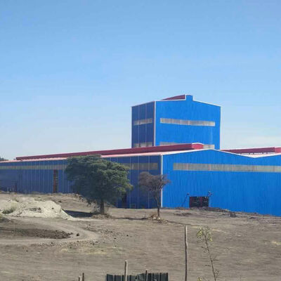 फ्लैंज मोटाई 5-16 मिमी स्टील फैब्रिकेशन वेयरहाउस चित्र के साथ PKPM भारी शुल्क स्टील संरचनाओं और परियोजनाओं के लिए उपयुक्त