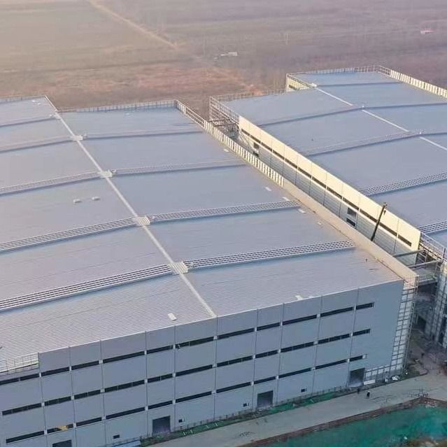जंग प्रतिरोधी प्रीफैब धातु गोदाम भवन OEM पोर्टल फ्रेम के साथ