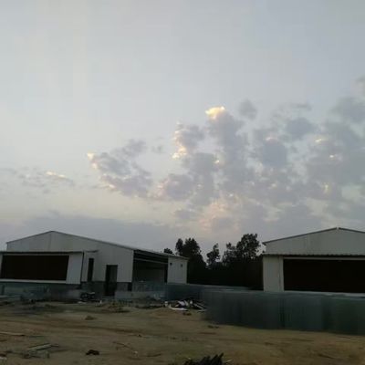 पूर्व इंजीनियर पशुधन फार्म हाउस चिकन स्टील संरचना गोदाम