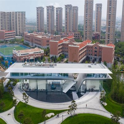 एसजीएस स्टील फ्रेम कार्यालय भवन Q235B समुद्र दृश्य धातु फ्रेम भवन